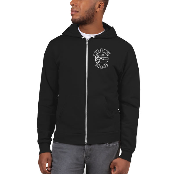 Critical Bard Zip Up Hoodie (Front)